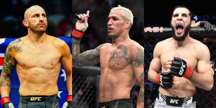 Alex Volkanovski, Charles Oliveira, Islam Makhachev, UFC