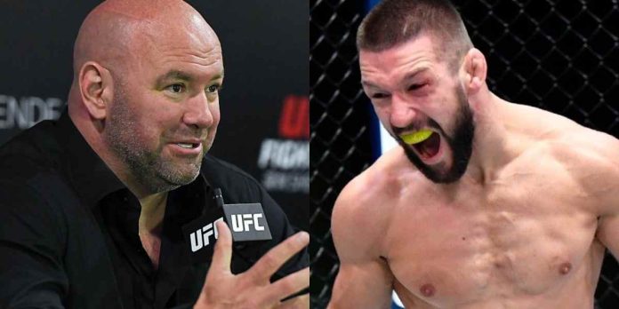 Dana White, Mateusz Gamrot, UFC