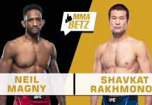 UFC-Vegas-57,-Neil-Magny,-Shavkat-Rakhmonov