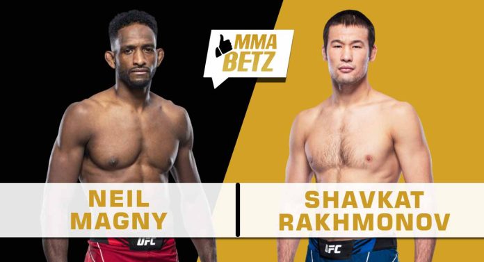 UFC-Vegas-57,-Neil-Magny,-Shavkat-Rakhmonov