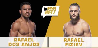 UFC-Vegas-58,-Rafael-dos-Anjos,-Rafael-Fiziev