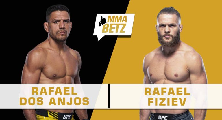 UFC-Vegas-58,-Rafael-dos-Anjos,-Rafael-Fiziev