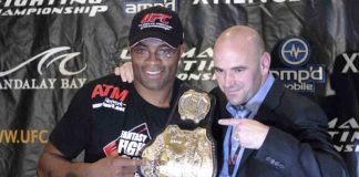 Anderson Silva, Dana White, UFC