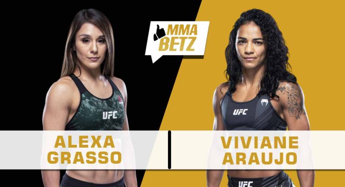 UFC-Vegas-62,-Alexa-Grasso,-Viviane-Araujo