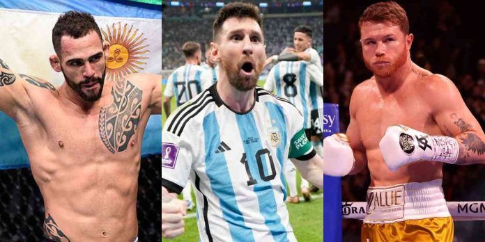 Santiago Ponzinibbio, Lionel Messi, Canelo Alvarez