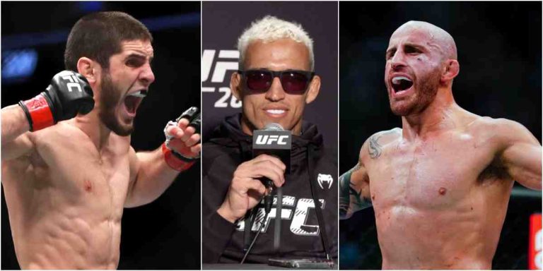 Charles Oliveira, Islam Makhachev, Alex Volkanovski, UFC