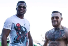 Conor McGregor and Francis Ngannou