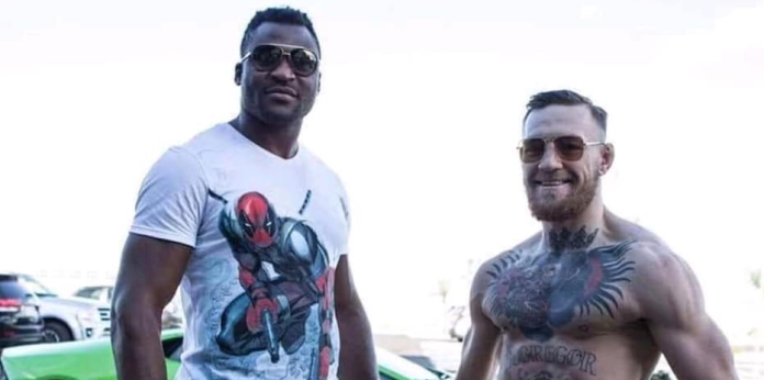 Conor McGregor and Francis Ngannou