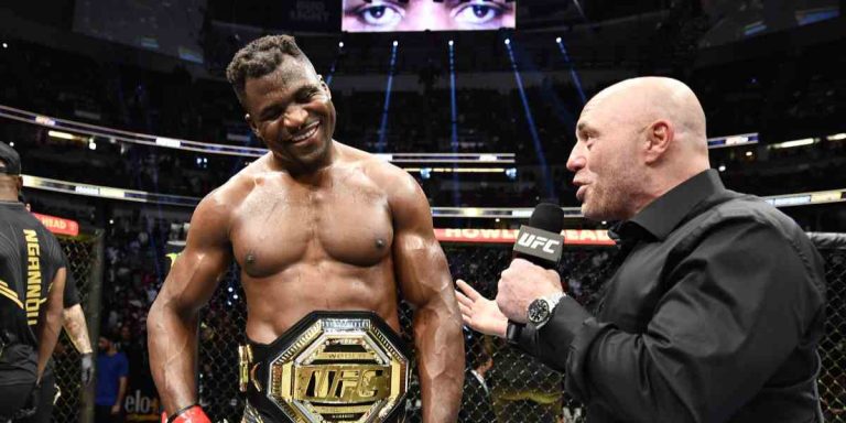 Joe Rogan and Francis Ngannou