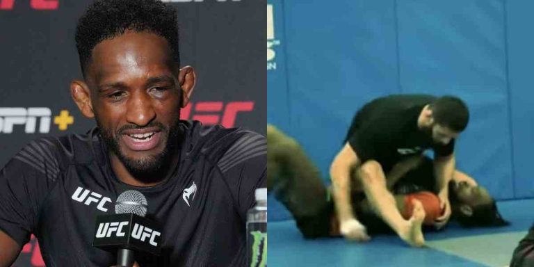 Neil Magny and Khamzat Chimaev training