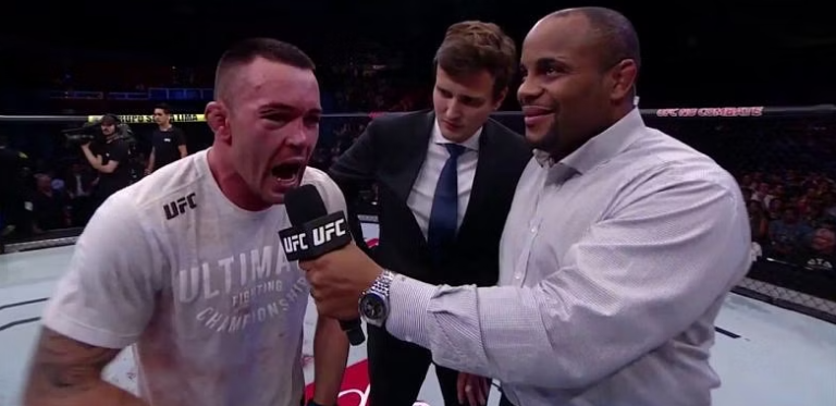 Colby Covington and Daniel Cormier