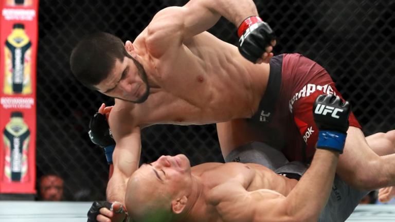 Islam Makhachev KO Gleison Tibau