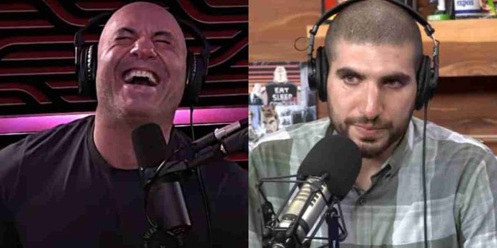 Joe Rogan and Ariel Helwani