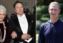 Elon Musk, Maye Musk, Mark Zuckerberg