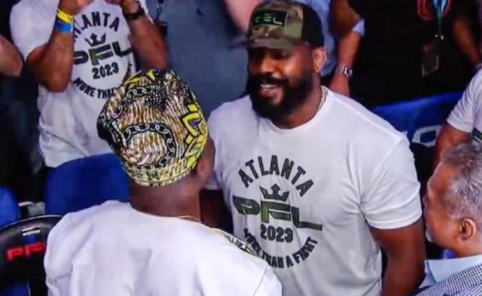 Jon Jones meets Francis Ngannou