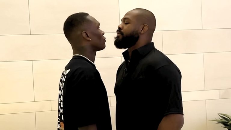 Israel Adesanya and Jon Jones