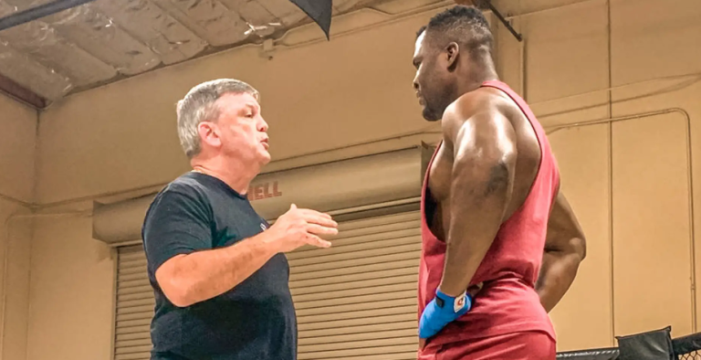 Teddy Atlas and Francis Ngannou