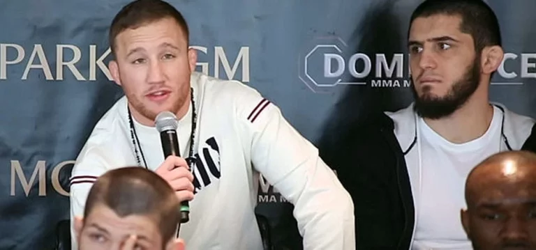 Justin Gaethje and Islam Makhachev