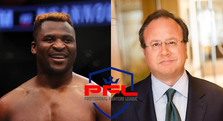 Francis Ngannou and Donn Davis