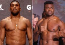 Francis Ngannou and Anthony Joshua