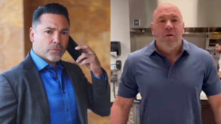 Oscar de la hoya and dana white