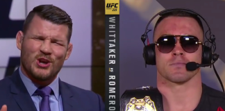 Michael Bisping and Colby Covington