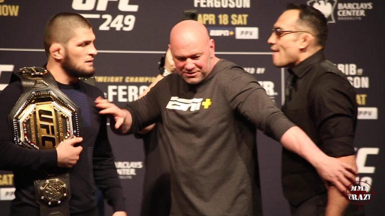 Khabib Nurmagomedov and Tony Ferguson